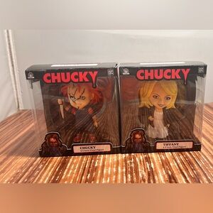 Exclusive Culturefly Chucky Child’s Play Movie & Tiffany 4.5” Vinyl Figures New